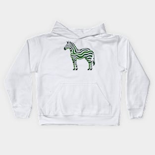 Tilting At Zebras Kids Hoodie